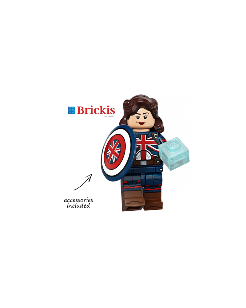 LEGO® minifigur Marvel Captain Carter 71031
