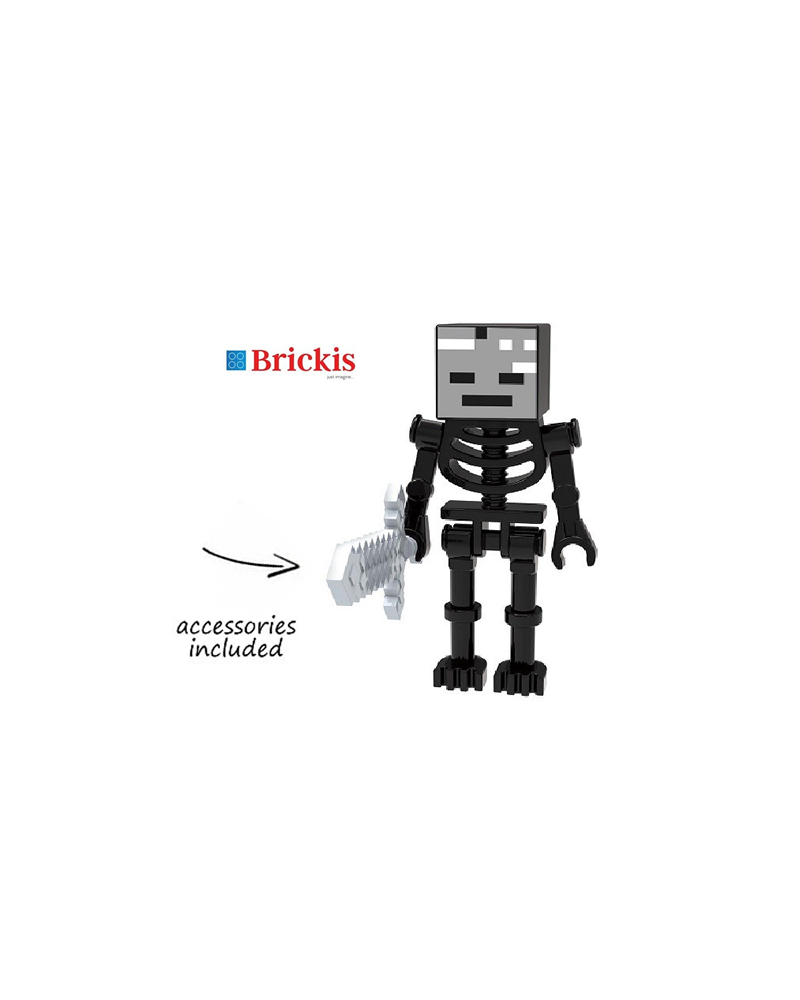 LEGO® Minecraft minifigura esqueleto negro