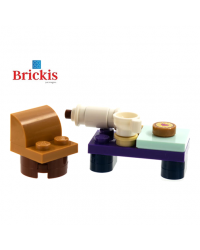 LEGO® Mini set Stuhl Tisch Milch Donut Tasse Kaffee