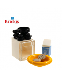 LEGO® Mini set Ofen Kuchenform Milch Untertasse Pfanne