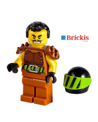 LEGO® minifigura Stuntman motociclista hombre City