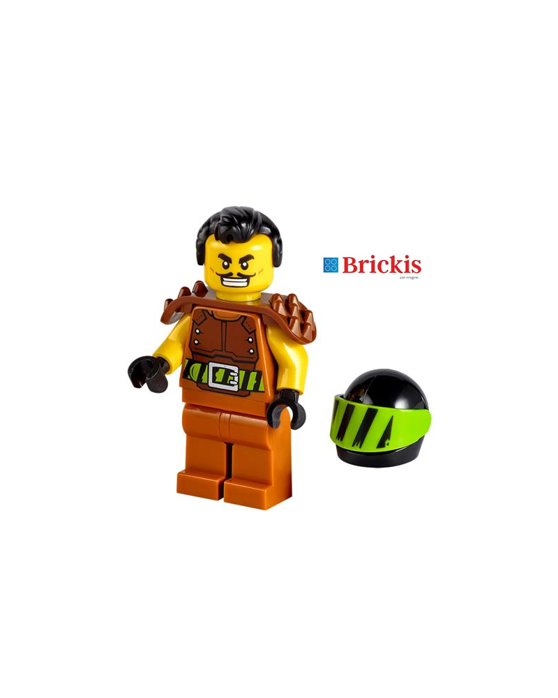 LEGO® minifigura Stuntman motociclista hombre City