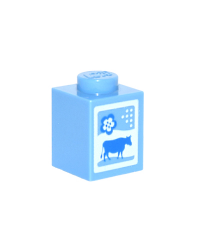 LEGO® Leche Jarra de leche Cartón de leche 3005pb016