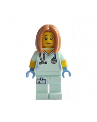 LEGO® Minifiguur Verpleegkundige Tandarts Dokter dierenarts verpleegster