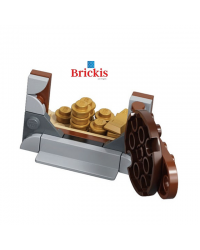 LEGO® Mini set brandkast met gouden munten en goudstaven