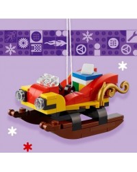 Ornamento de Navidad LEGO® motonieve trineo cohete