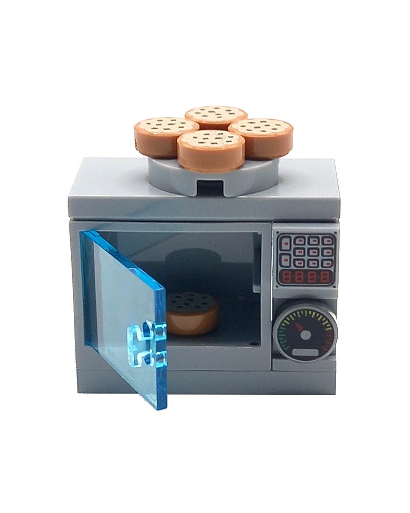 Conjunto de horno microondas + galletas horneadas para la cocina