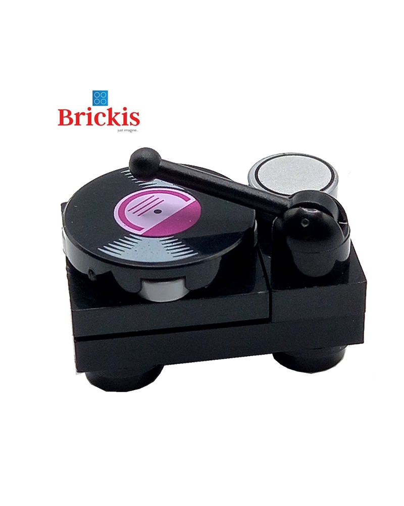 De otra manera Perfecto Gimnasia LEGO® Tocadiscos con disco de vinilo impreso LP Mini set