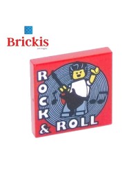 LEGO® Azulejo 2 x 2 ROCK & ROLL 3068bpb1136