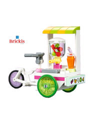 LEGO® Bike cart met juice frozen lemonade mini scale