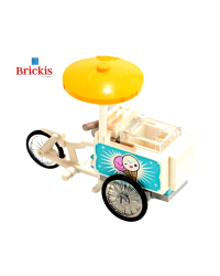 LEGO® ice cream cart ice for cream vendor mini scale