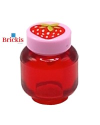LEGO® Jam jar strawberries jam fruit jelly