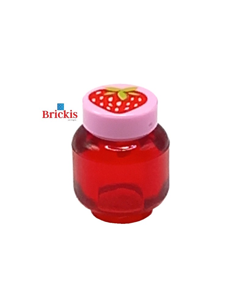 LEGO® Jam jar strawberries jam fruit jelly
