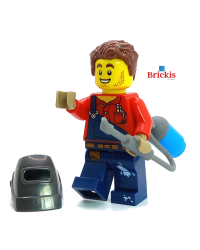 LEGO® Schweißer mit Visierschweißen Arbeit