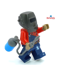 LEGO® Welder with visor welding at work