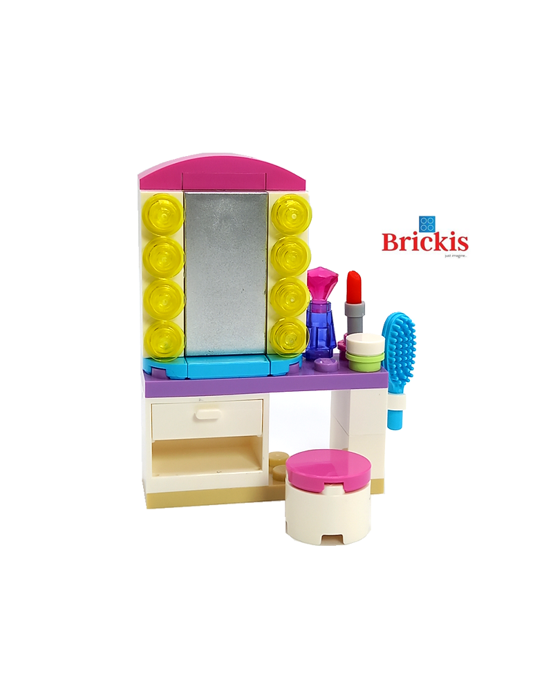 LEGO® Slaapkamer make-up dressoir mini set modular bouw