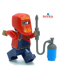 LEGO® minifigure soudeur mécanicien automobile ouvrier métallurgiste