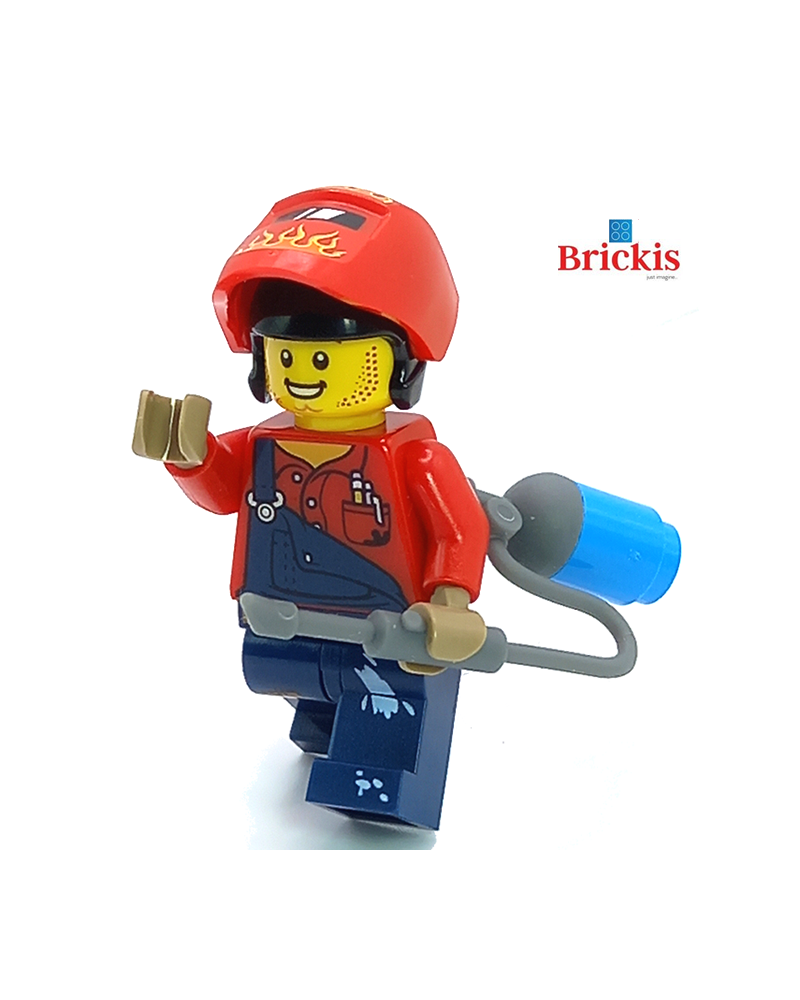 LEGO® Minifigur Automechaniker Schweißer Metallarbeiter