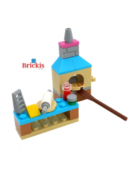 LEGO® Four à pizza restaurant italien mini set construction modulaire