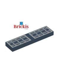 Lego 2 Stück Fliese 1x4 Solar Panele in dunkelblau 2431pb499 Solarzellen PV Neu 