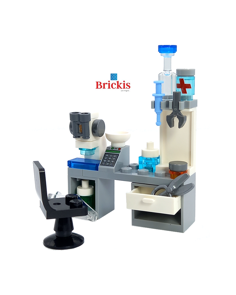 LEGO® Chemistry lab laboratory with microscope MOC
