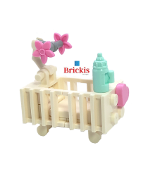 LEGO® Babybedje | Kinderbed | Reiswieg | Wieg MOC