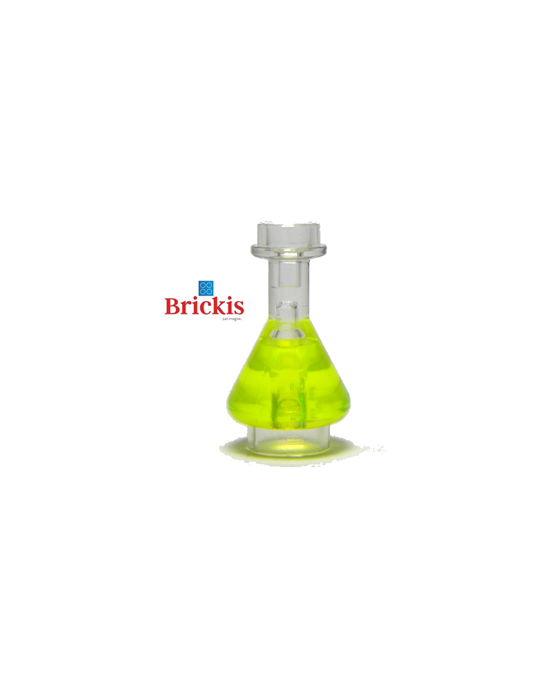 LEGO® Erlenmeyer Flask with Trans-Neon Green Fluid