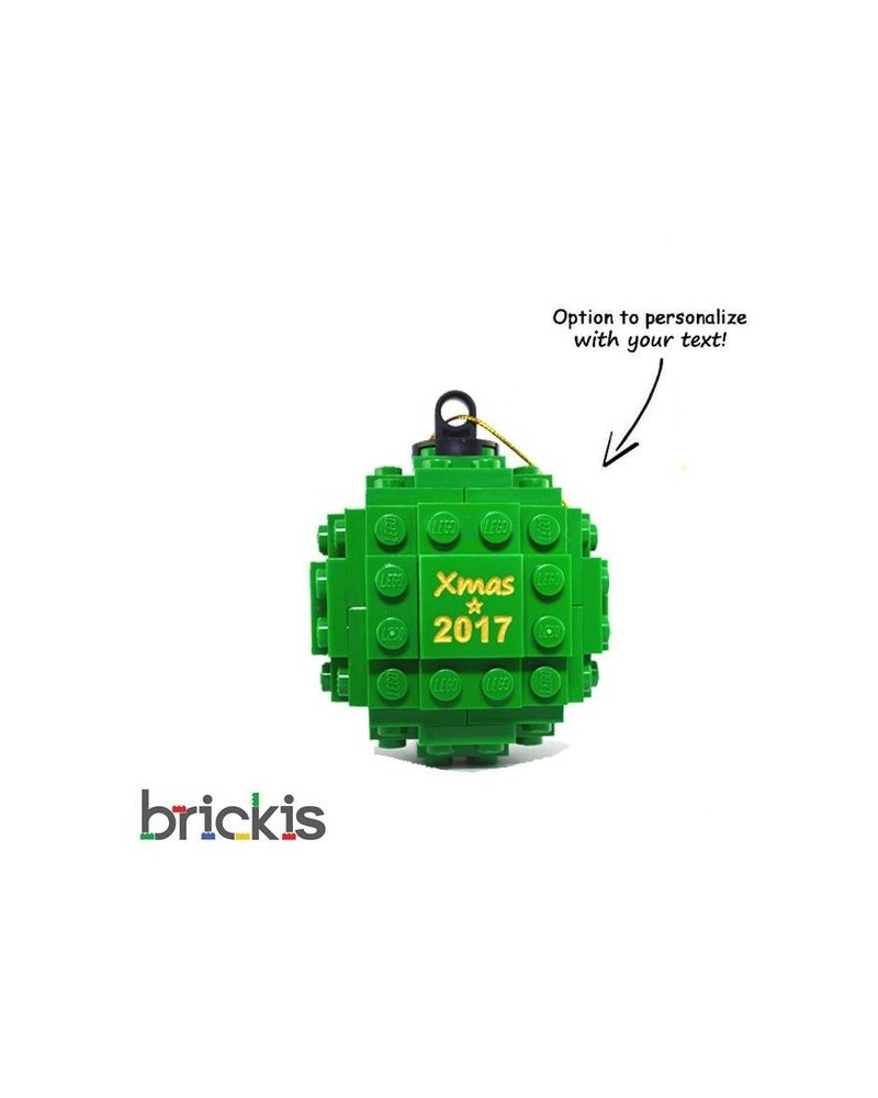 LEGO ® boule de Noël gravée 2018 vert