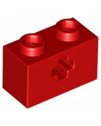 LEGO® Technic Steen rood 1 x 2 met Asgat 32064