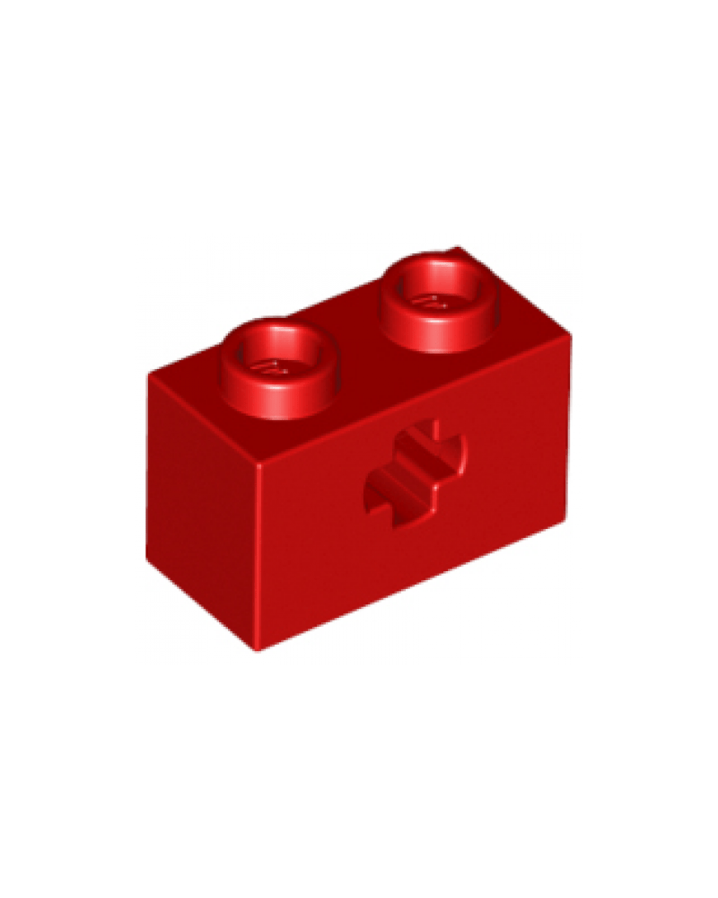 LEGO® Technic Brique rouge 1 x 2 avec trou d'essieu 32064