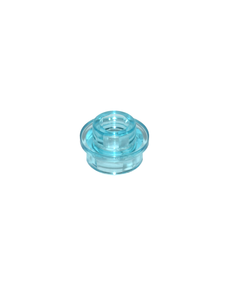 LEGO® plate round trans light blue 1x1 85861