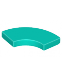 LEGO® dark turquoise tile round corner 2 x 2 Macaroni 27925