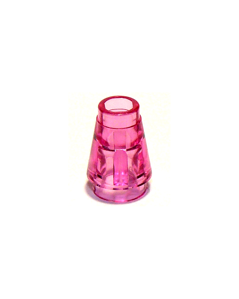 LEGO® Trans dark pink Cone 1x1 4589b