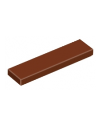 LEGO® Tuile 1x4 brun rougeâtre 2431