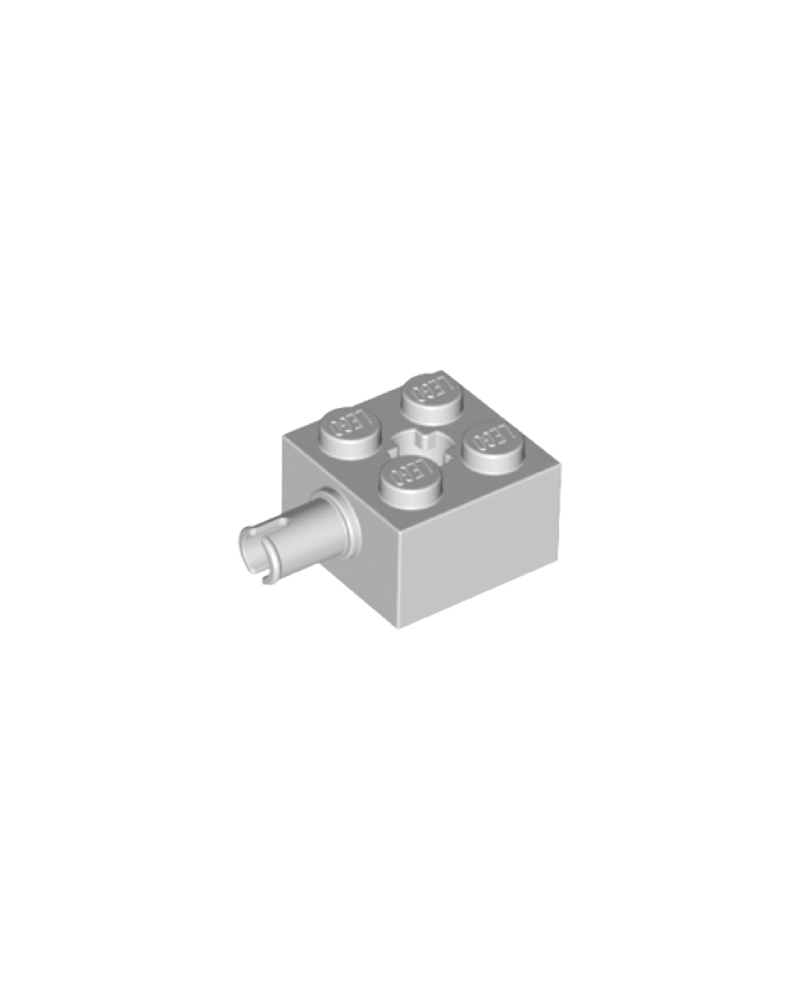 LEGO® Light Bluish Gray Brick Modified 2x2 6232