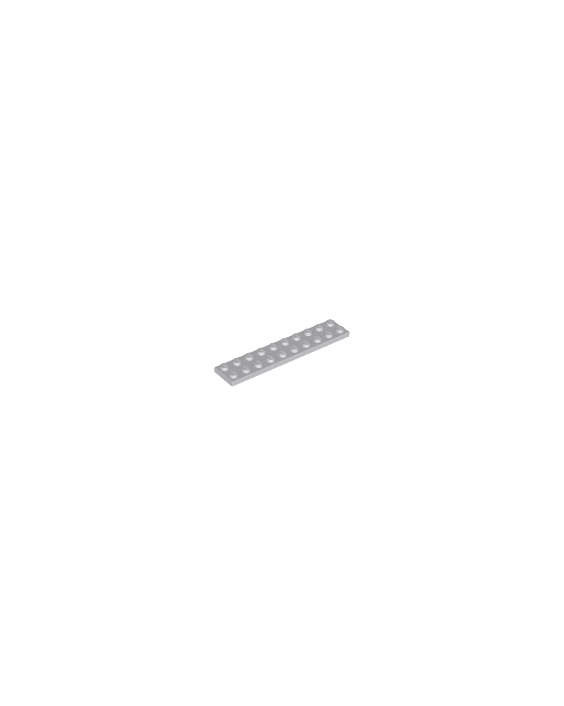 LEGO® Platte hellblau-grau 2x10 3832
