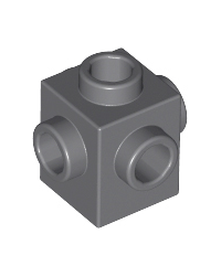 LEGO® Donker blauwachtig grijs steen aangepast 1x1 4733