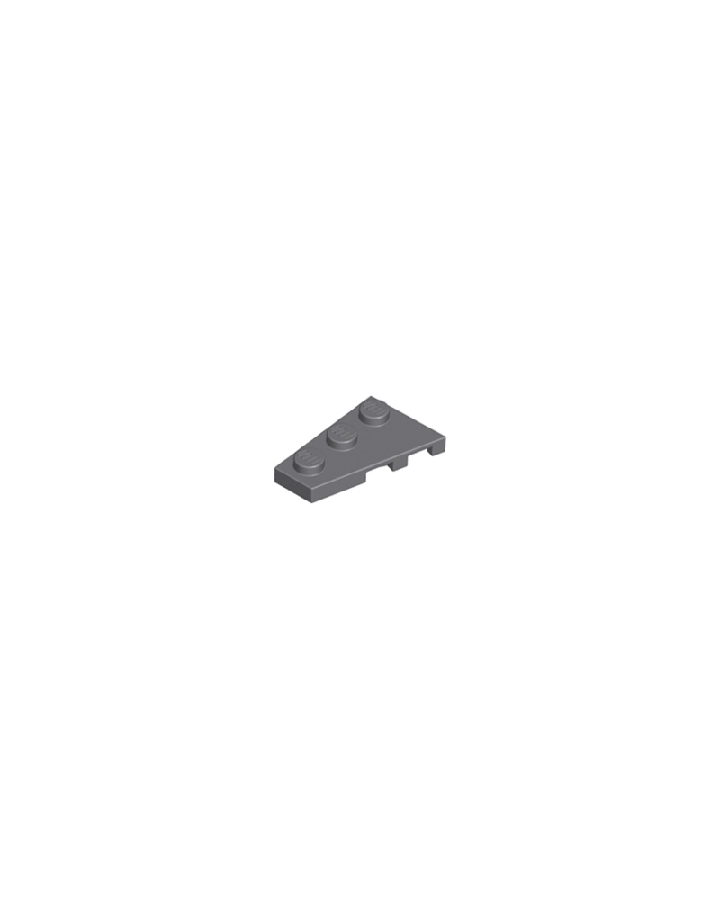 LEGO® Dark bluish gray Wedge, Plate 3x2 43723