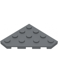 LEGO® gris azulado oscuro Cuña, placa Esquina 4x4 30503