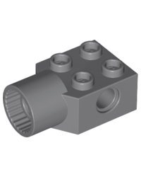 LEGO® Technic gris azulado oscuro Modificado 2x2 con orificio 48169