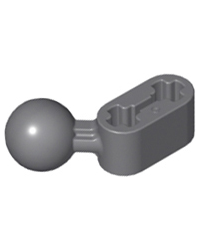 LEGO® Technic Dark bluish gray 1x2 Liftarm, Modified Ball Joint 50923