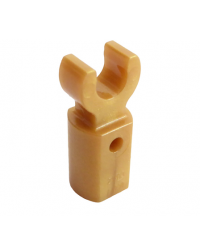 Soporte de barra LEGO oro perla con clip 11090