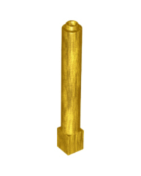 LEGO® Soporte de oro perla 1x1x6 pilar macizo 43888