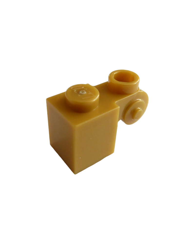 baseball romersk tørre LEGO® pearl gold Brick, Modified 1x1 with Scroll 20310