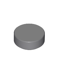 LEGO® Tile dark bluish gray Round 1x1 98138