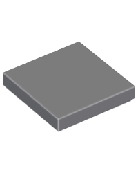 Azulejo LEGO® gris azulado oscuro 2x2 3068b