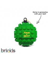 LEGO ® Kerstmis bal gegraveerd 2018 groen