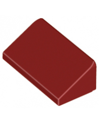 LEGO® teja rojo oscuro 30 1x2x 2/3 85984