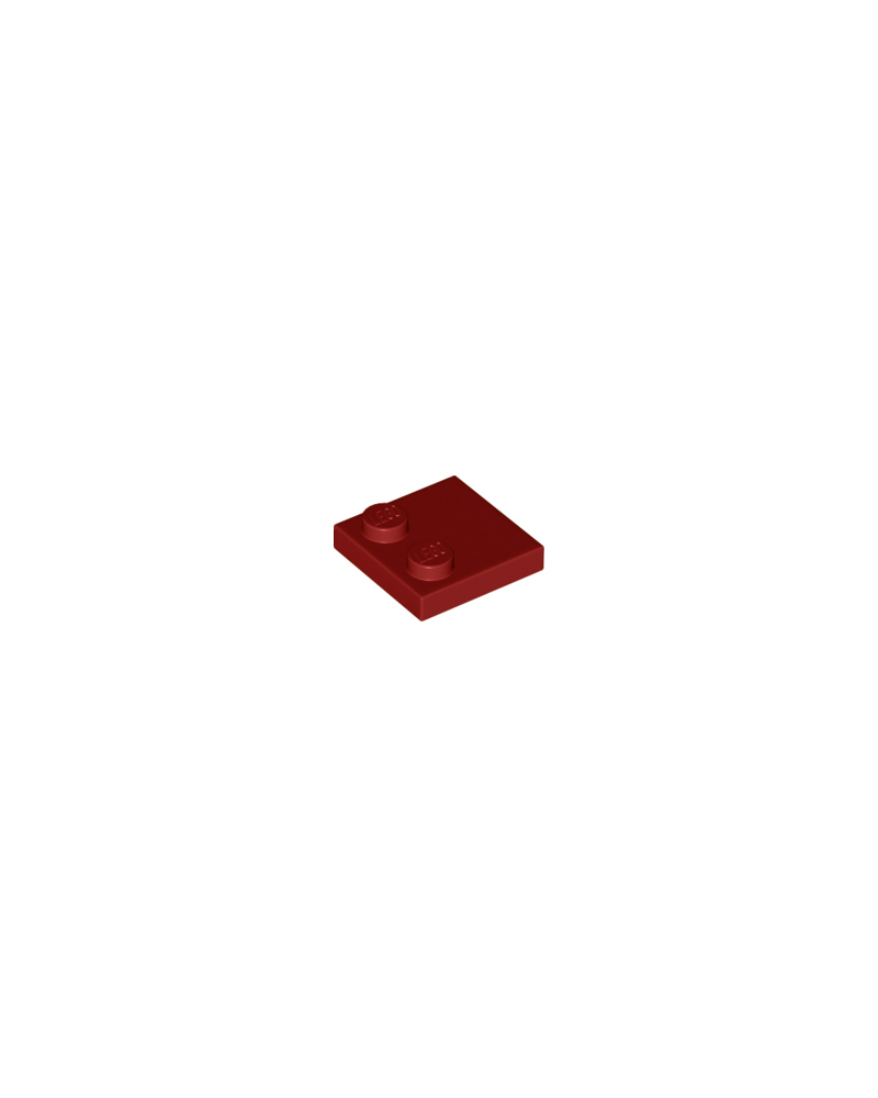 LEGO® Tile dark red Modified 2x2 with Studs 33909