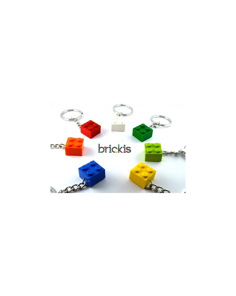 bijgeloof Kabelbaan binair 30 LEGO® sleutelhangers 2x2